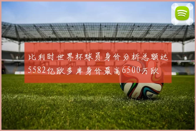 比利时世界杯球员身价分析总额达5582亿欧多库身价最高6500万欧